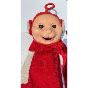 Vintage Teletubbies Po Costume Full Body Suit with Head & Feet – Adult Size